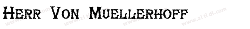 Herr Von Muellerhoff字体转换
